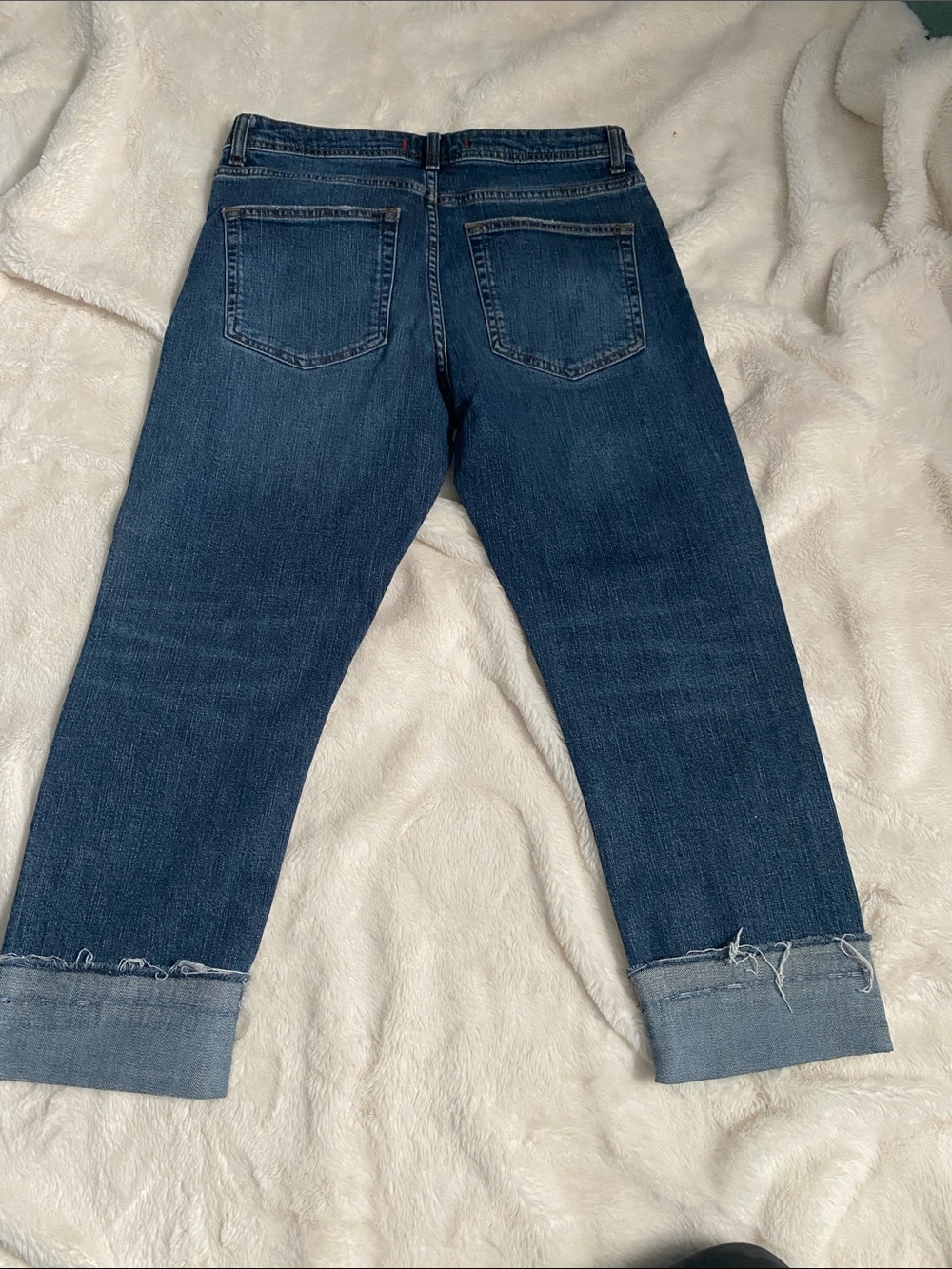 Zara Light Blue Denim Jeans with Contrast Stitching - Picture 3 of 4